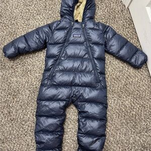 Patagonia Infant Snowsuit in Dark Blue